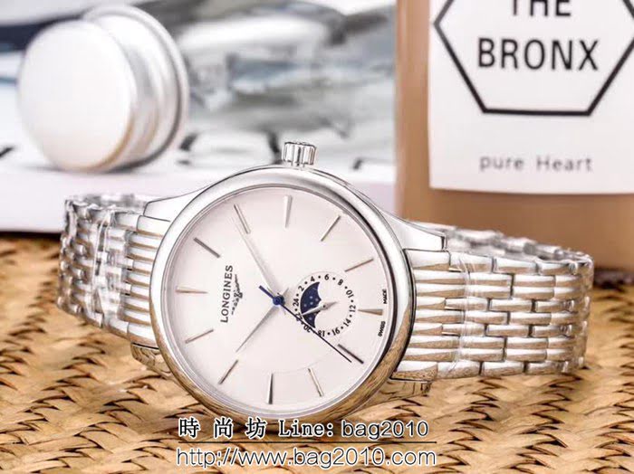 LONGINES浪琴 經典大三針 全自動機械 精品男士腕表 WSS1704